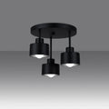 Luminaire Plafonnier Design - Savar 3 (Noir)