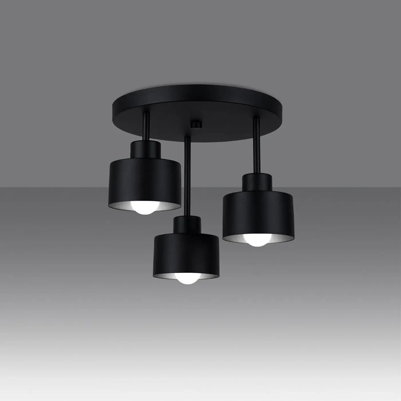 Luminaire Plafonnier Design - Savar 3 (Noir)