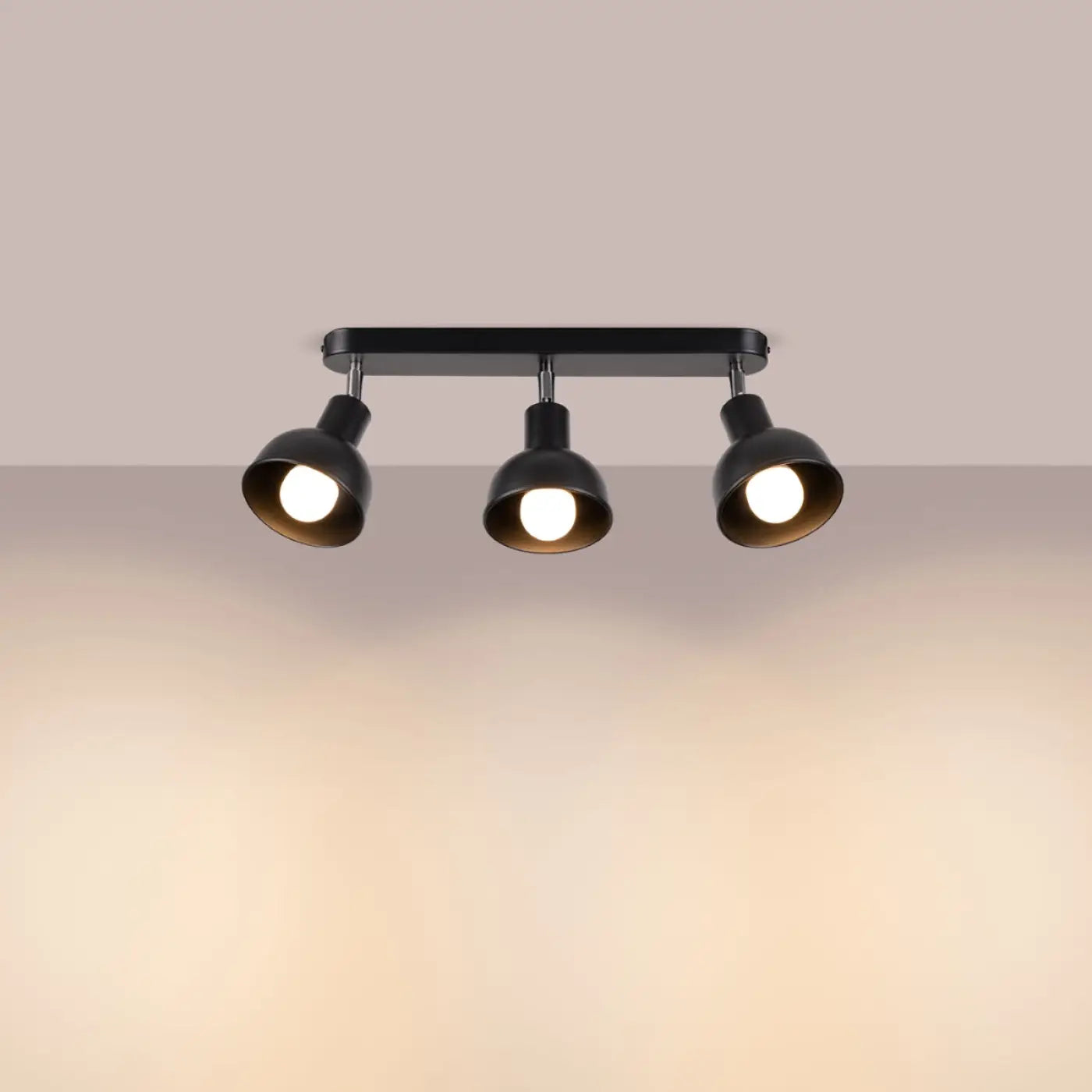 Luminaire Plafonnier Design - Elba 3 (Noir)
