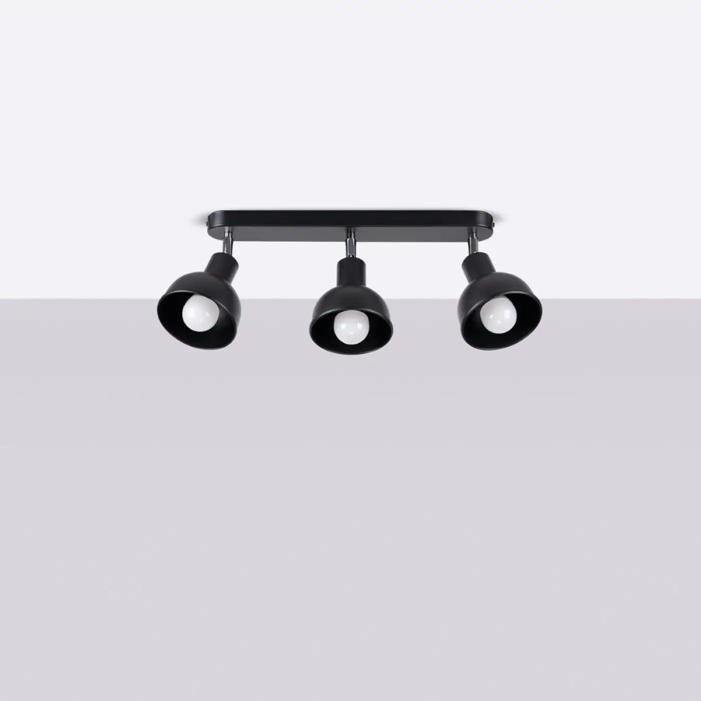 Luminaire Plafonnier Design - Elba 3 (Noir)
