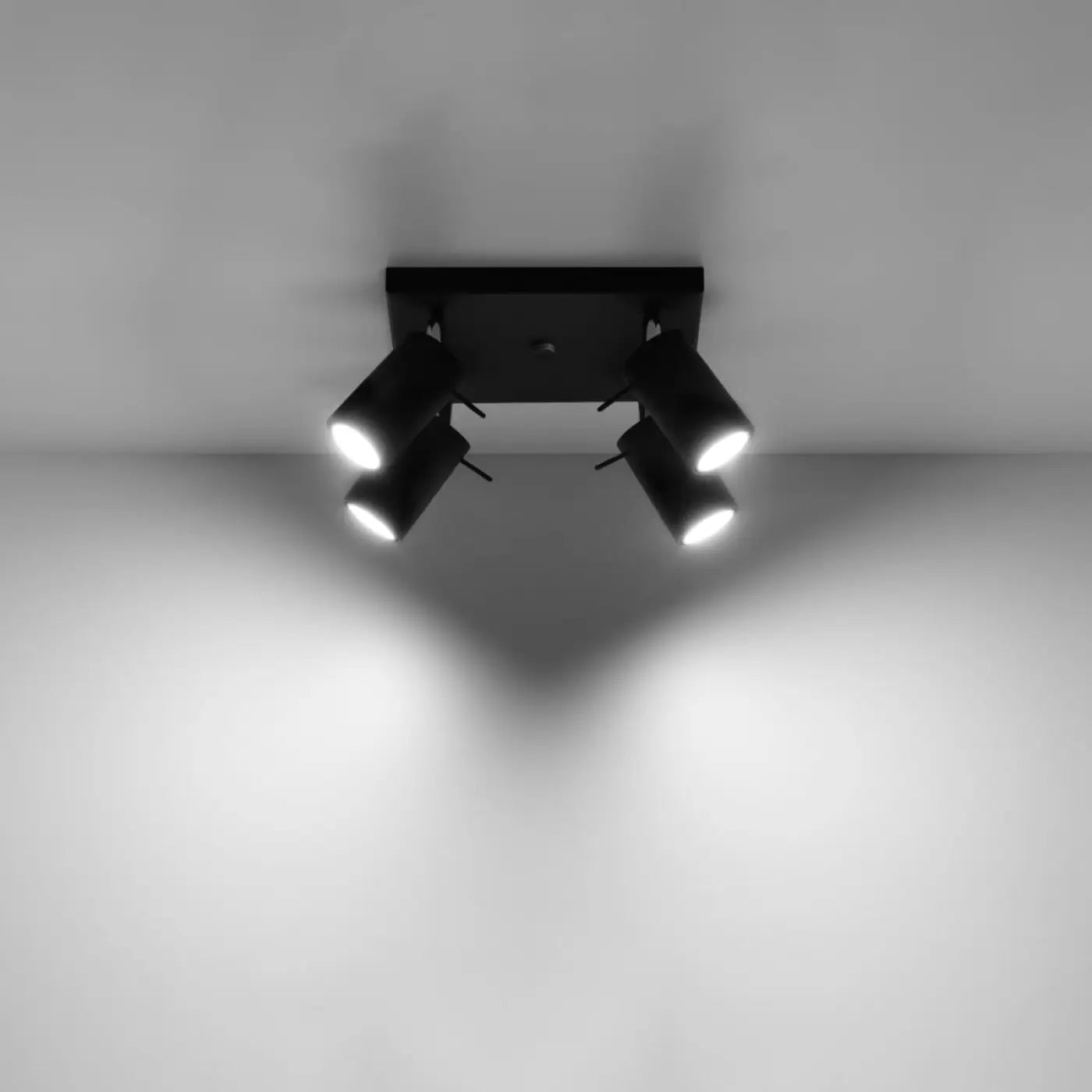 Luminaire Plafonnier - Ring 4 (Noir)