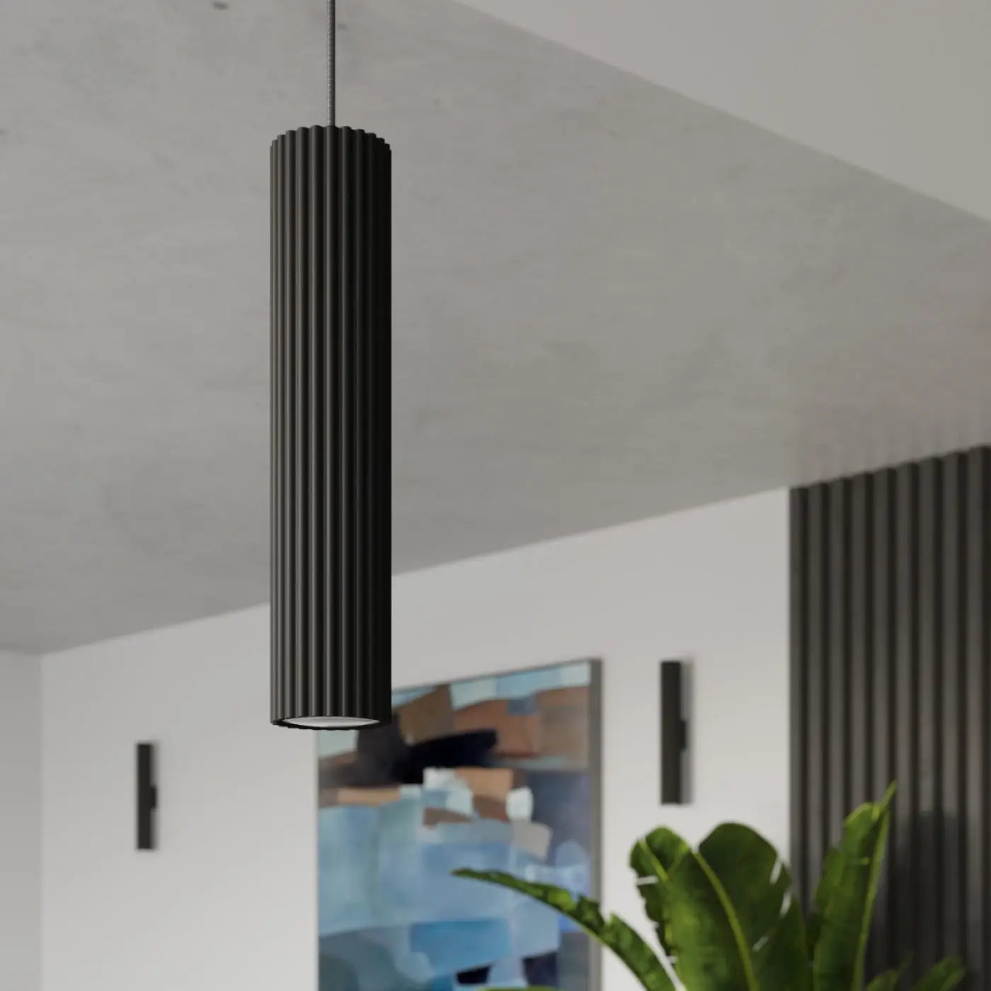 Luminaire Plafonnier Design - Karbon 60 (Noir)