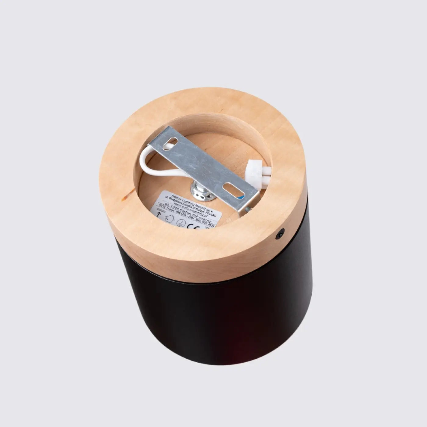 Luminaire Plafonnier Design en Bois - Rif (Noir)
