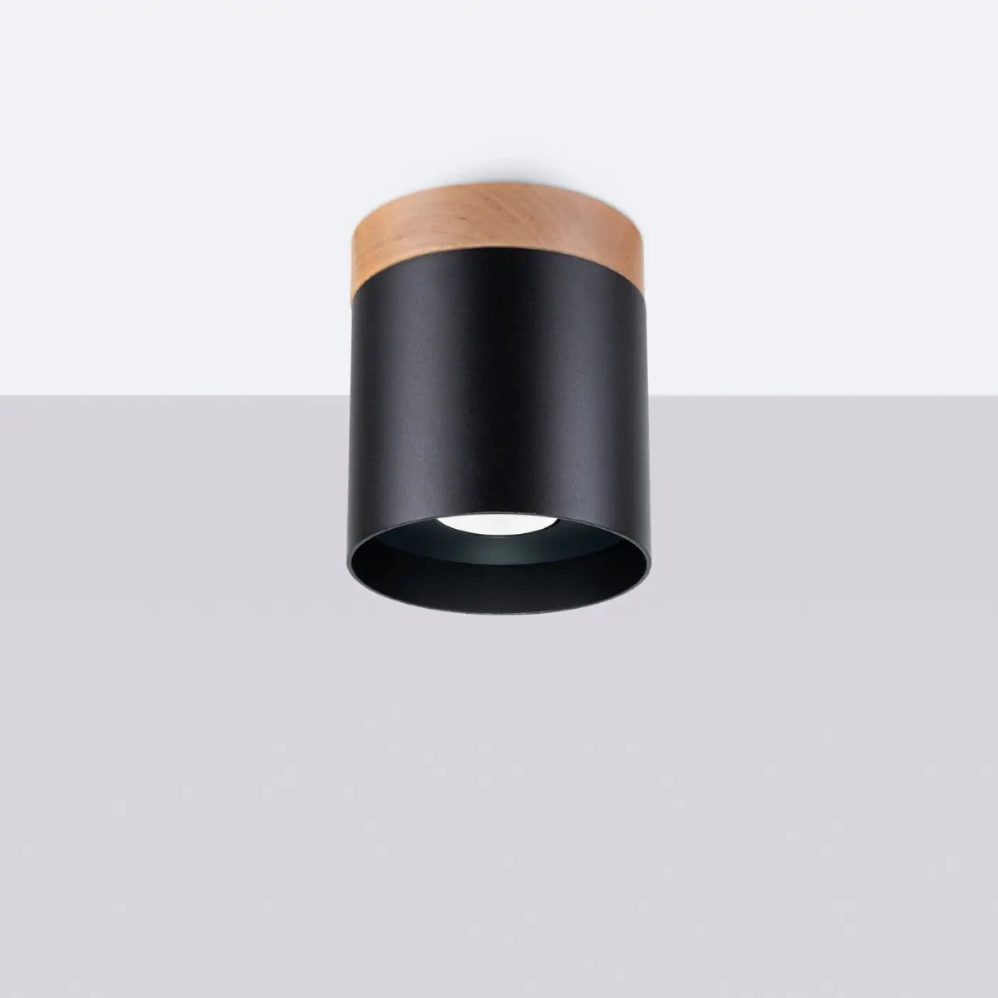 Luminaire Plafonnier Design en Bois - Rif (Noir)