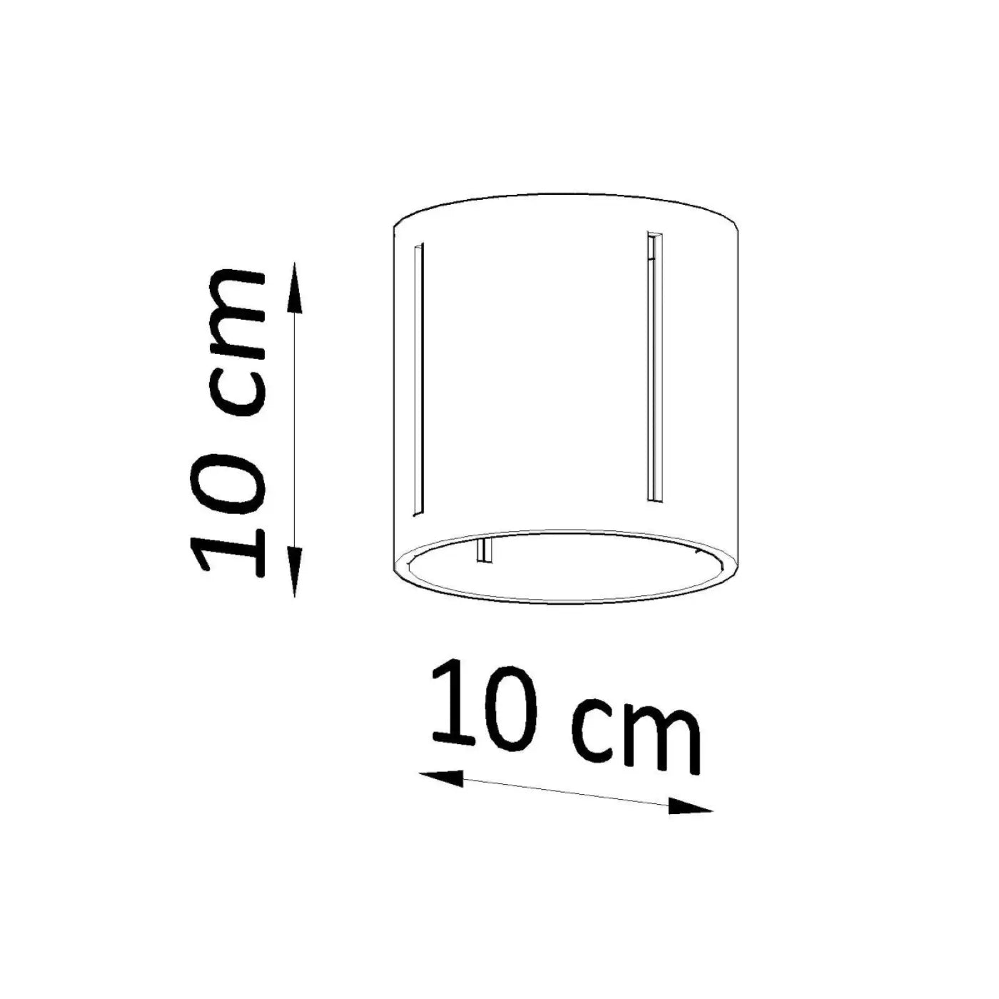 Luminaire Plafonnier Design - Inez (Noir)