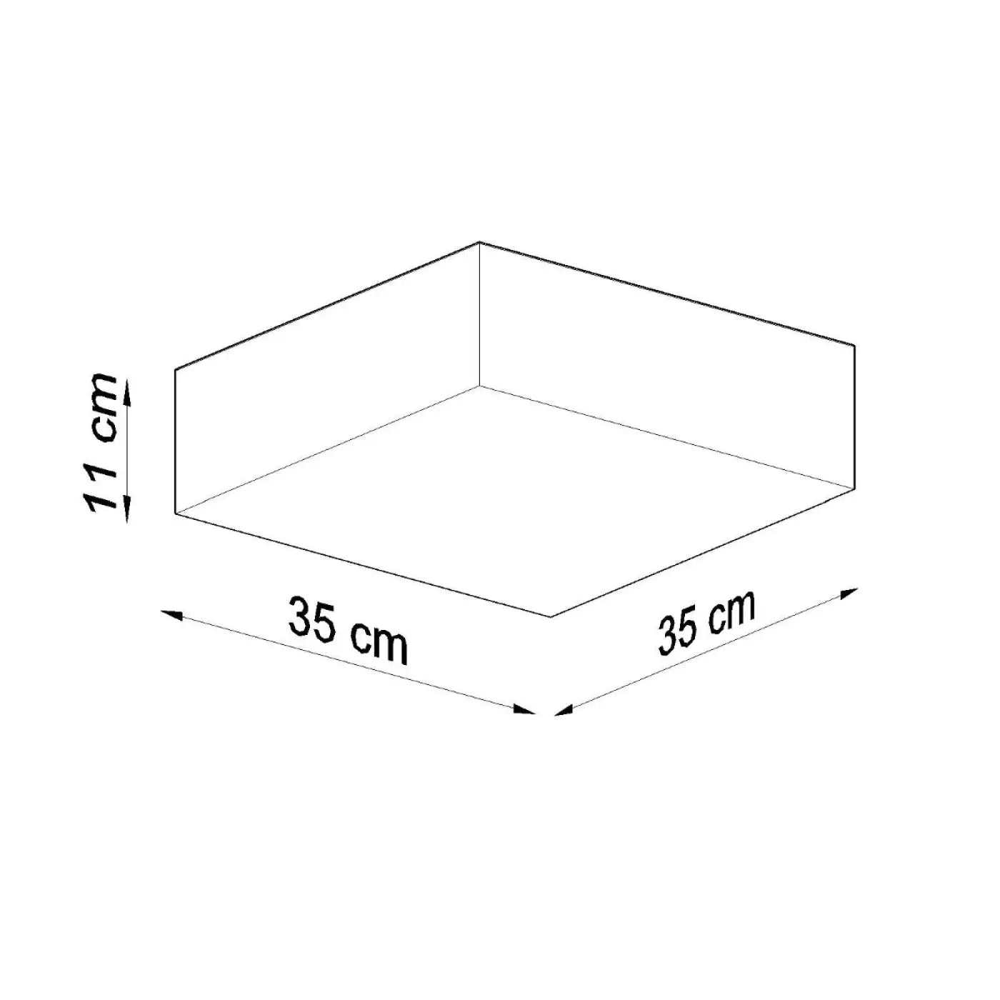 Luminaire Plafonnier Design - Horus 35 (Noir)