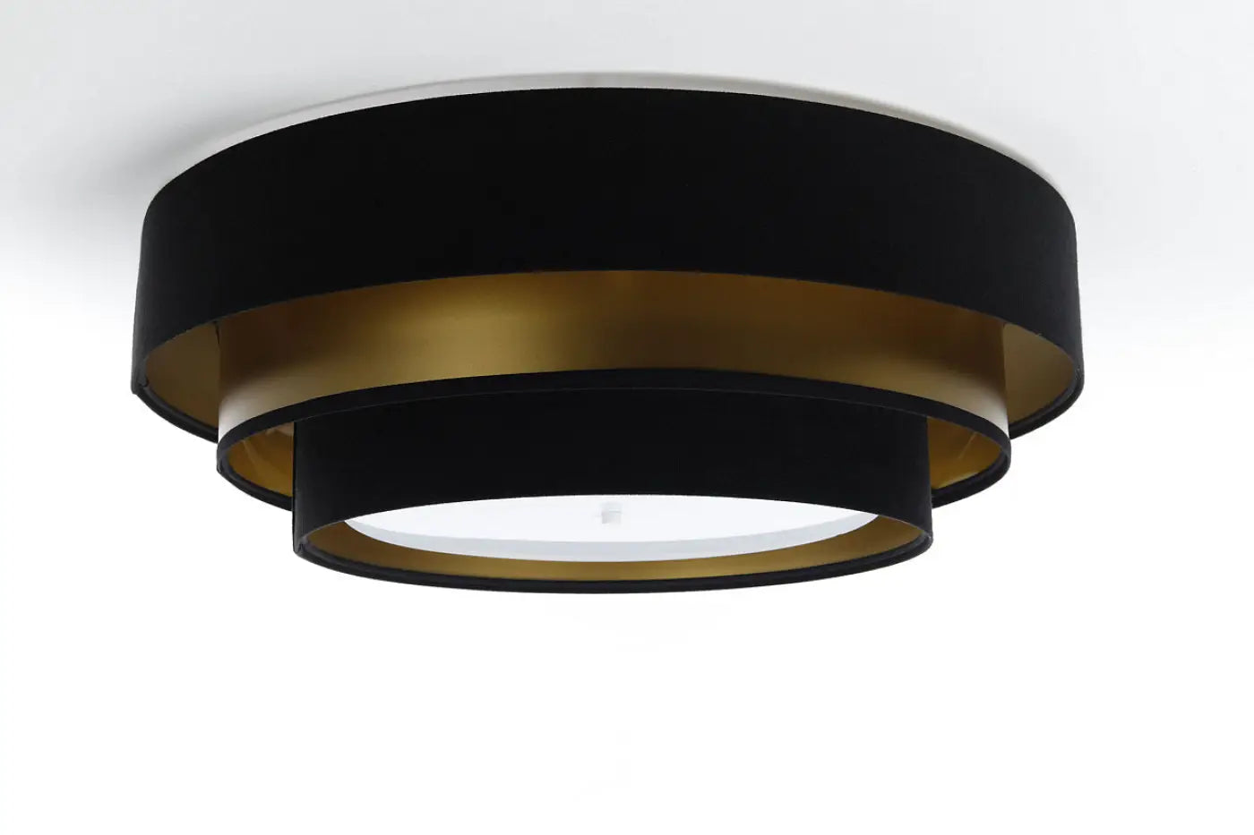 Luminaire Plafonnier Design - Triniti Elegant (Noir/Doré)