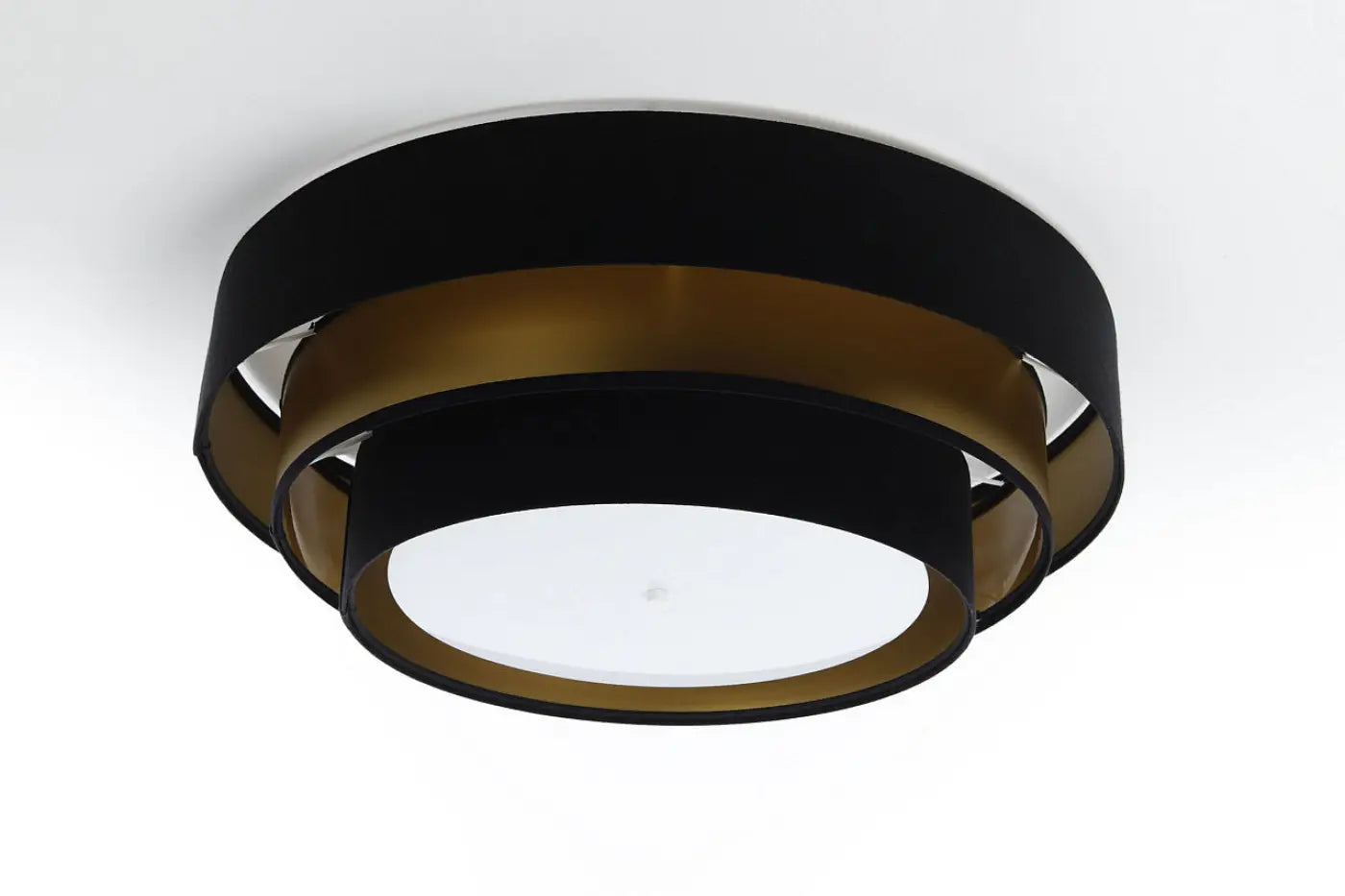 Luminaire Plafonnier Design - Triniti Elegant (Noir/Doré)