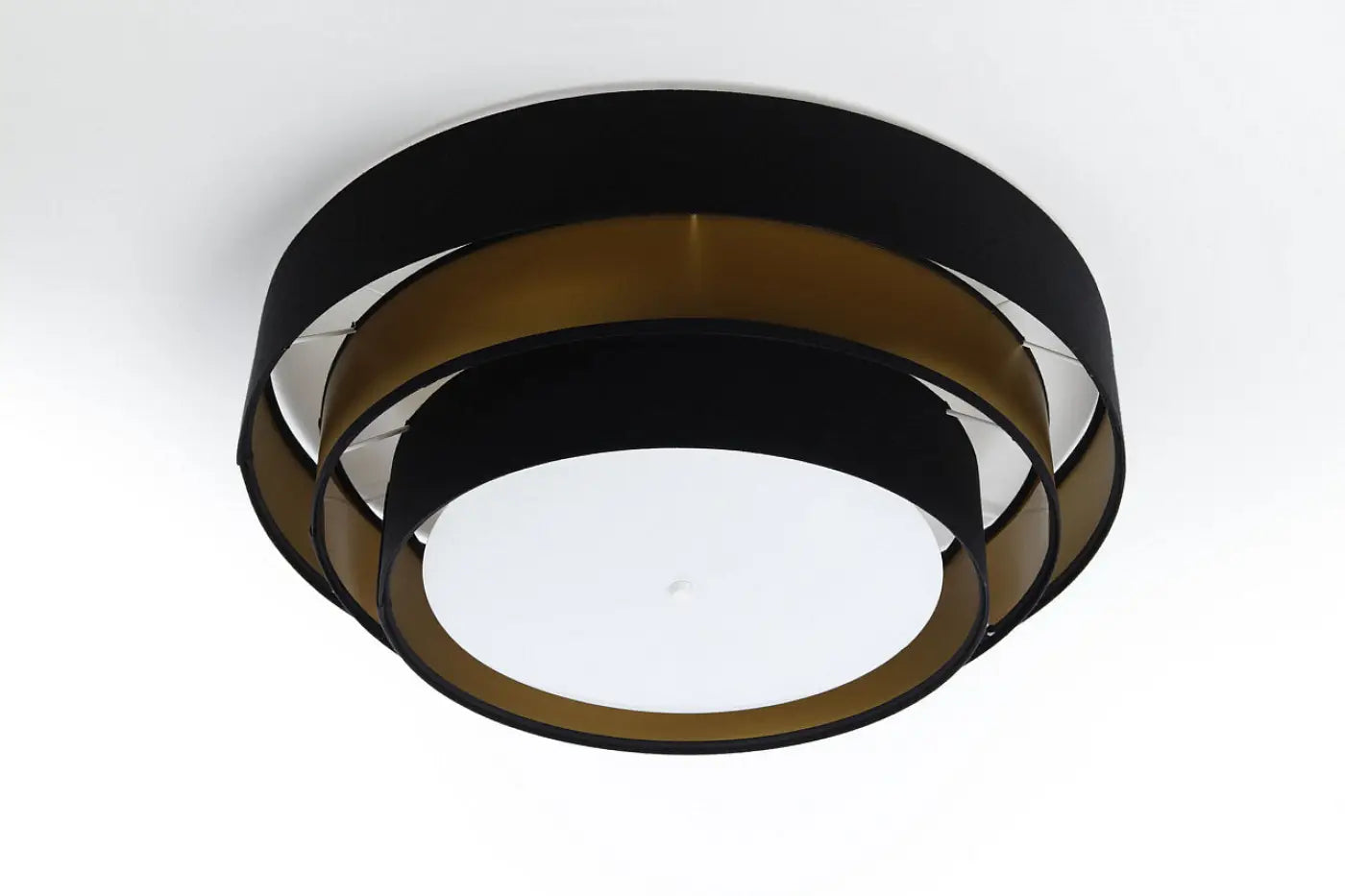 Luminaire Plafonnier Design - Triniti Elegant (Noir/Doré)