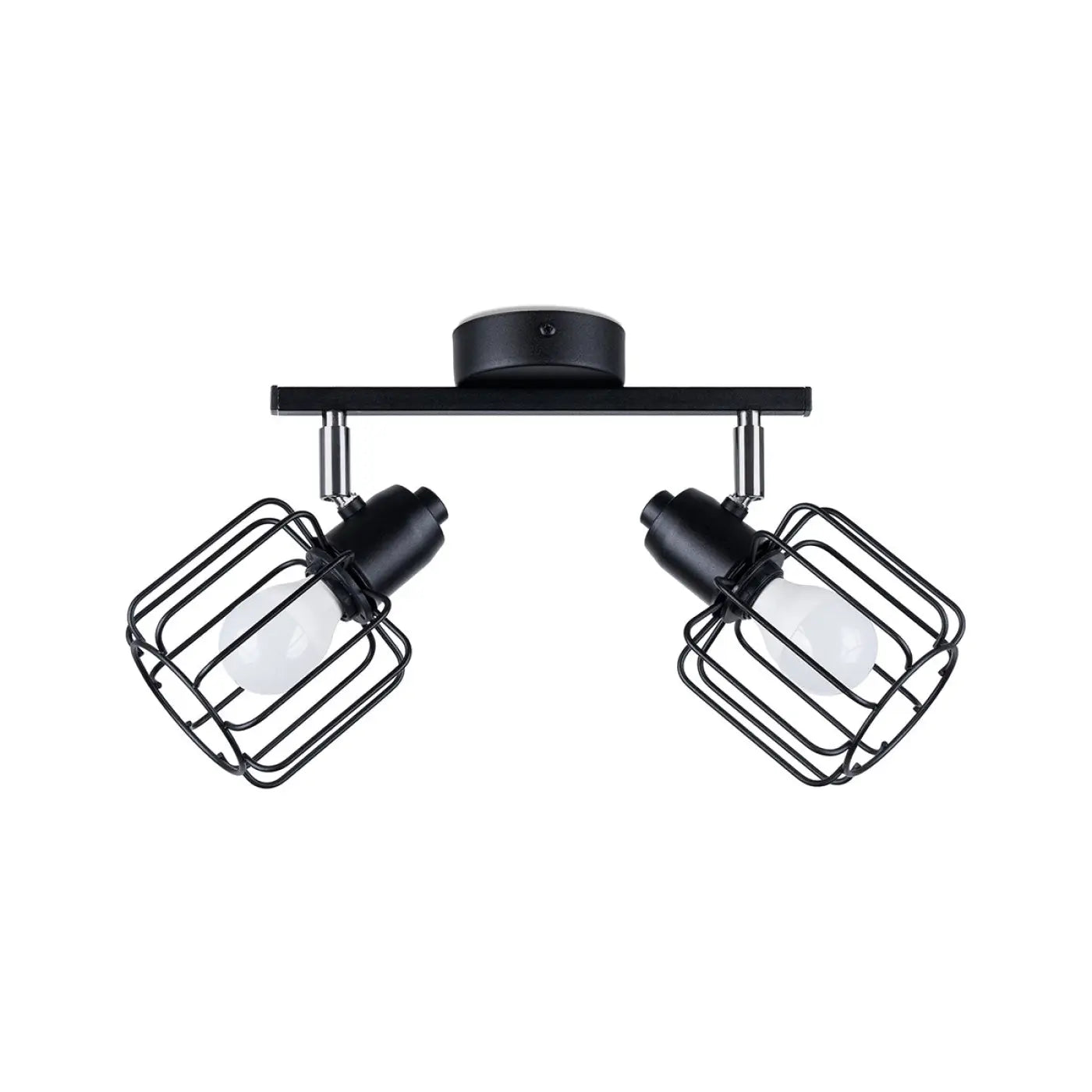 Luminaire Plafonnier Industriel - Beluci 2 (Noir)