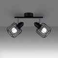 Luminaire Plafonnier Industriel - Beluci 2 (Noir)