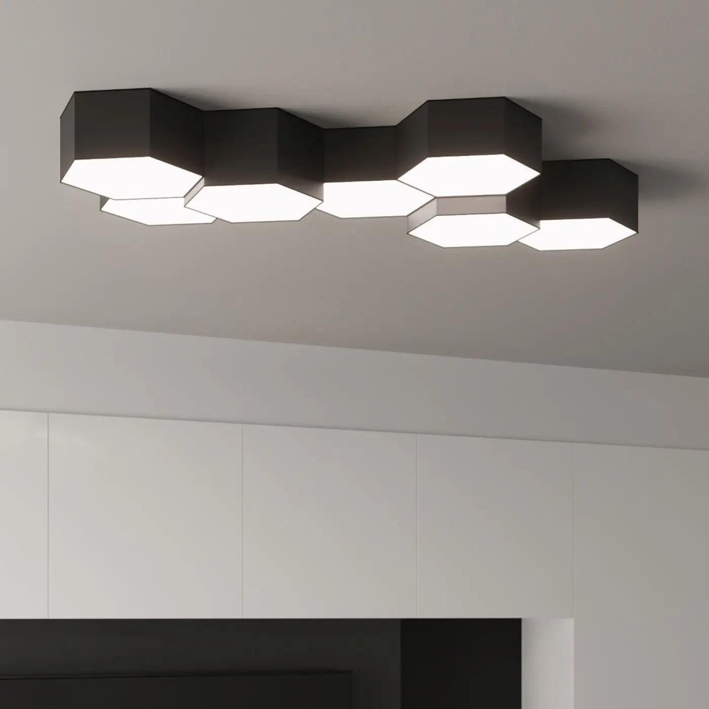 Luminaire Plafonnier Design - Sunde 15 (Noir)
