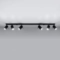 Luminaire Plafonnier - Ring 6L (Noir)