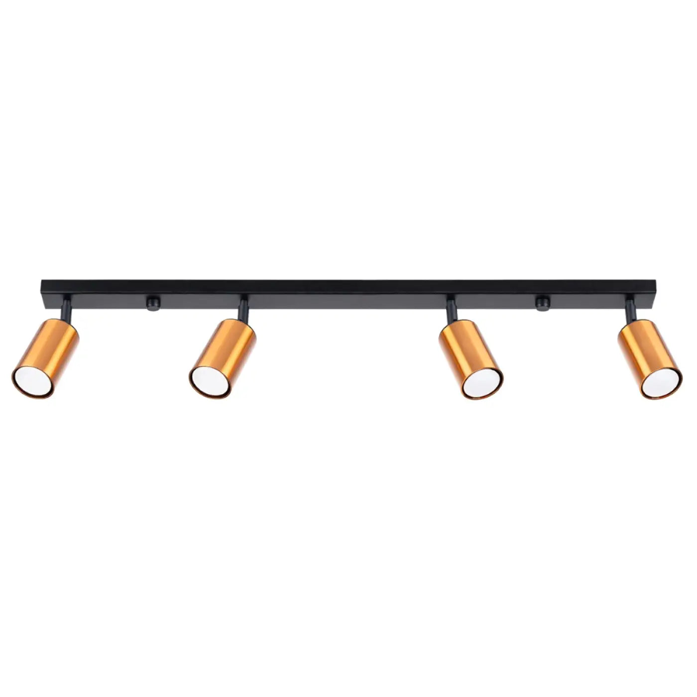 Luminaire Plafonnier Design - Winx 4L (Noir/Cooper)
