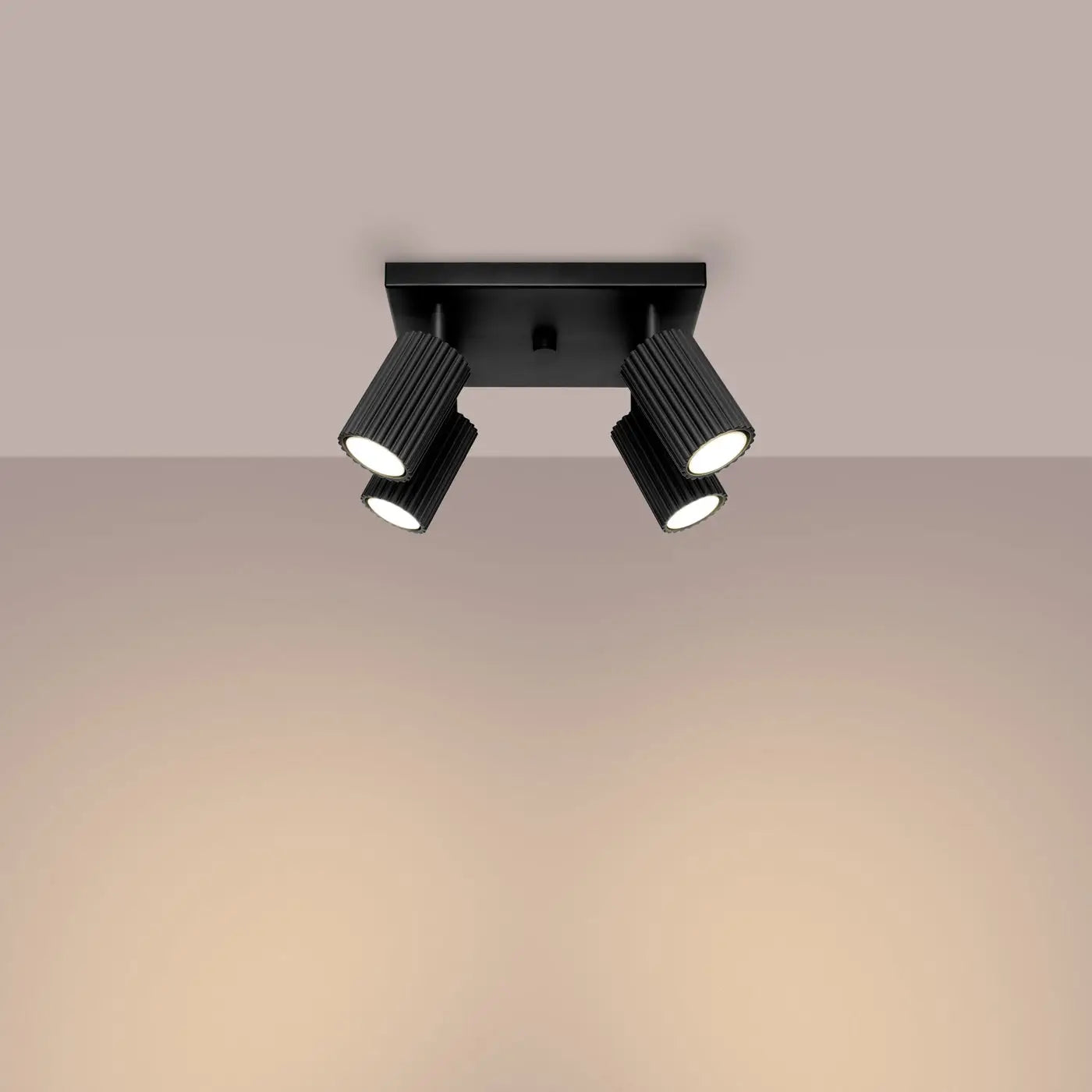 Luminaire Plafonnier - Karbon 4 (Noir)