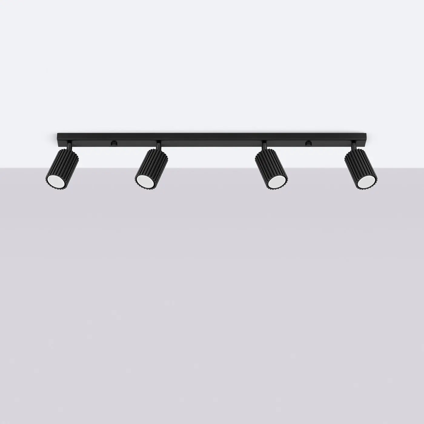 Luminaire Plafonnier Design - Karbon 4L  (Noir)