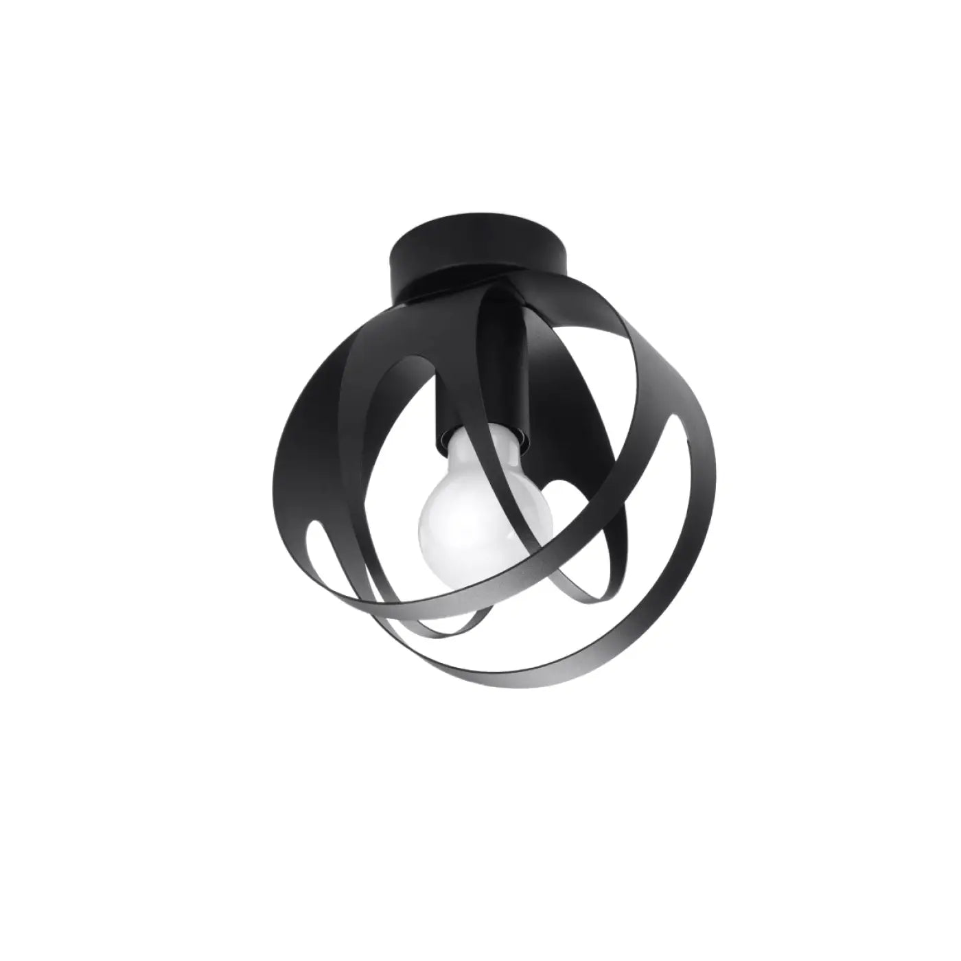 Luminaire Plafonnier Industriel - Tulos (Noir)