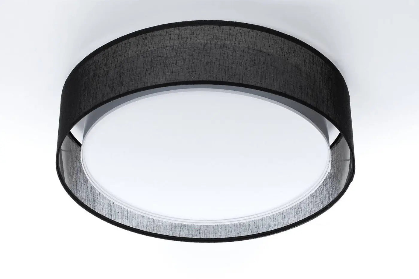 Luminaire Plafonnier en Tissu - Puro (Noir)