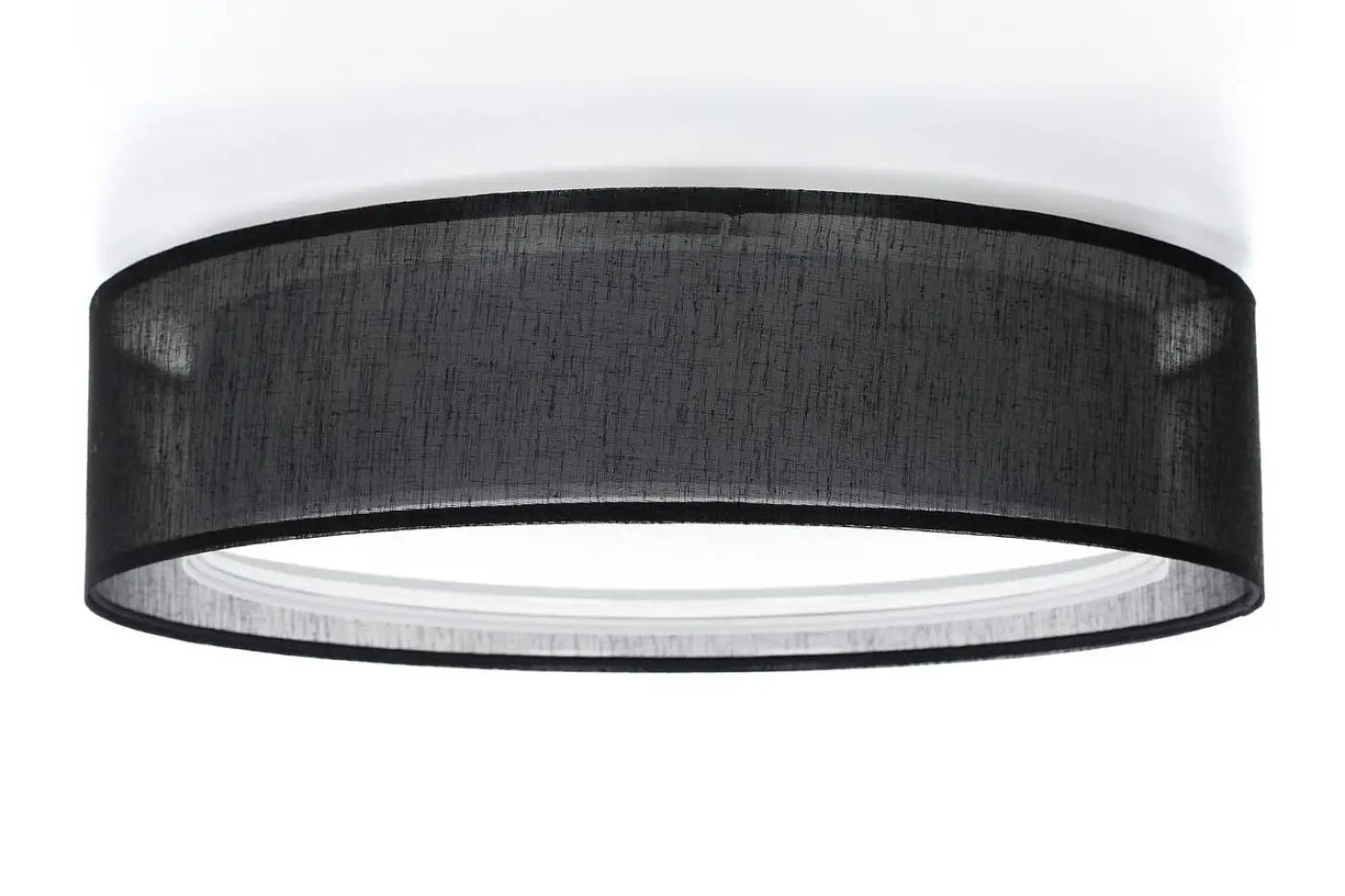Luminaire Plafonnier en Tissu - Puro (Noir)