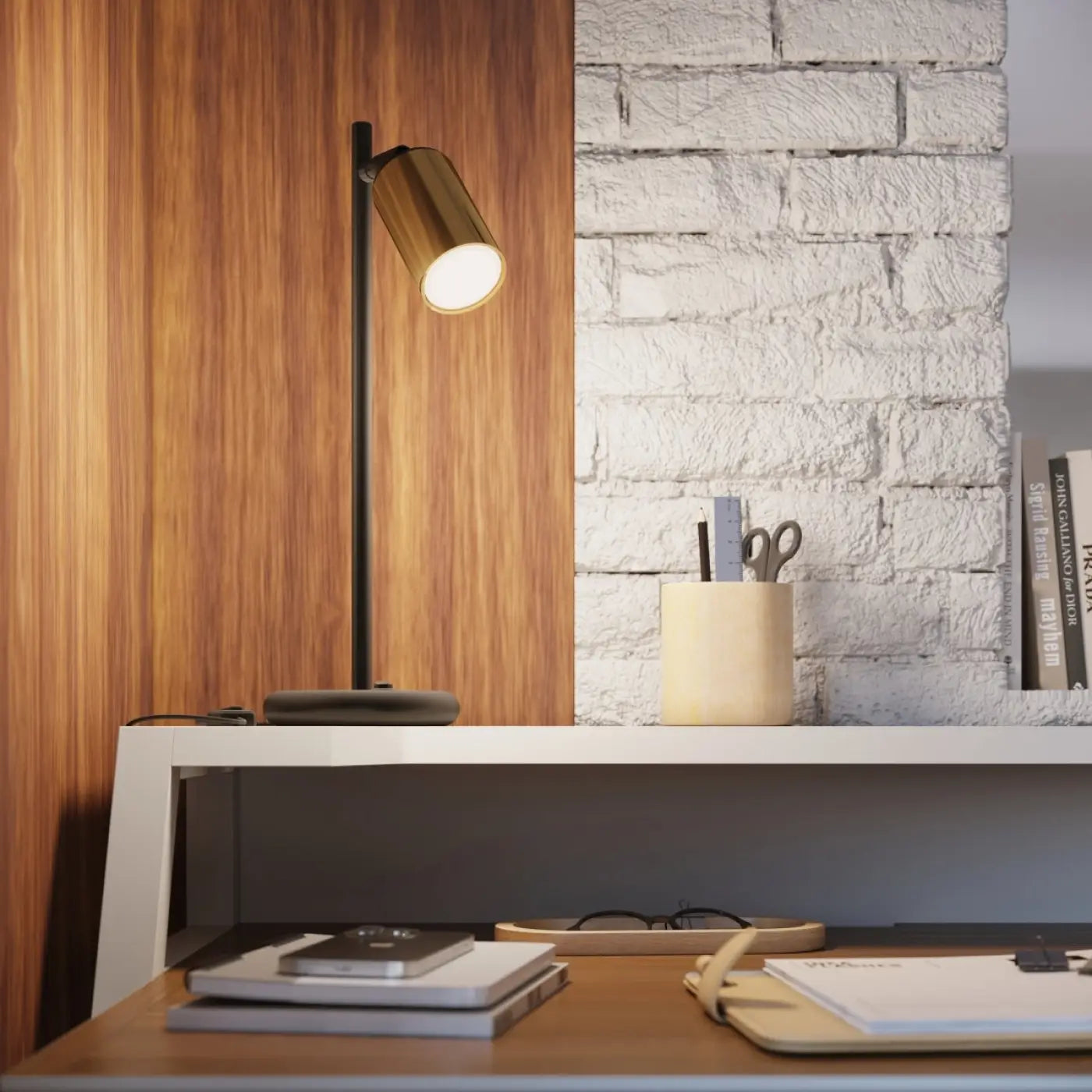 Luminaire Plafonnier Chic - Winx 3 (Noir/Doré)