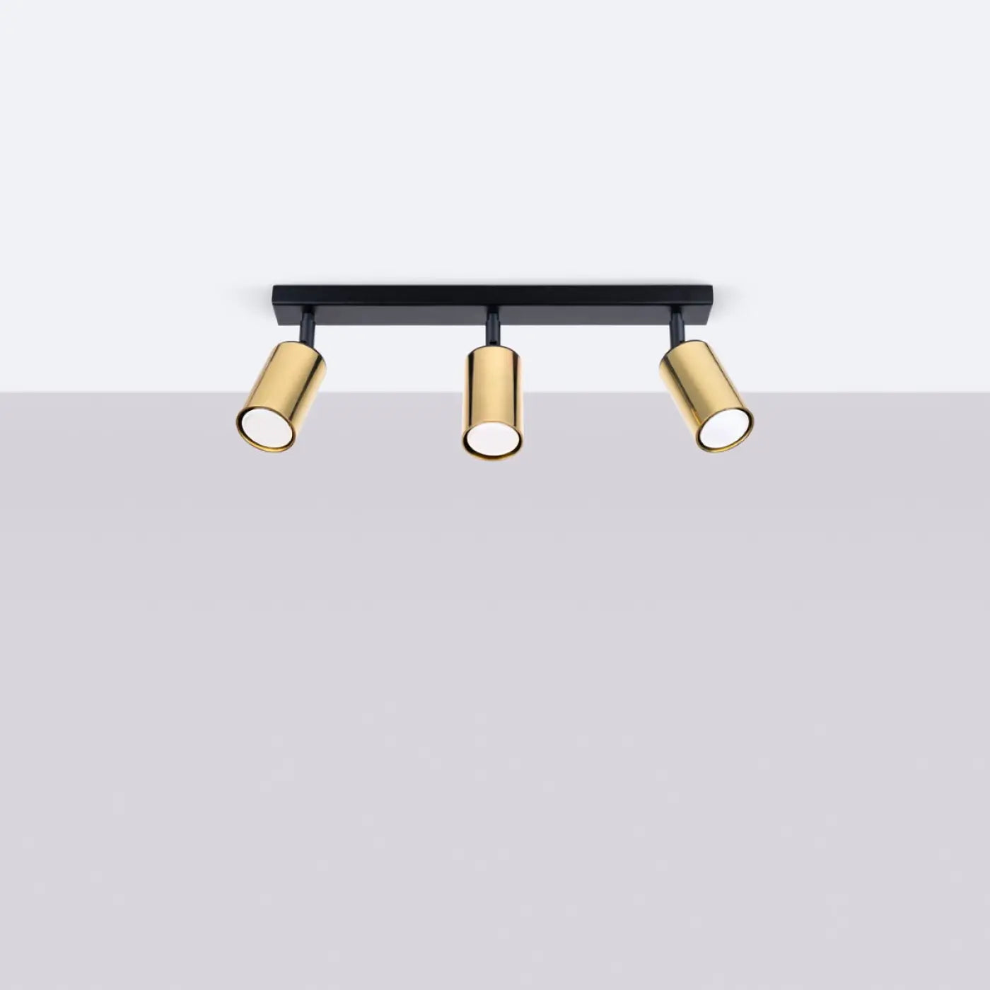 Luminaire Plafonnier Chic - Winx 3 (Noir/Doré)