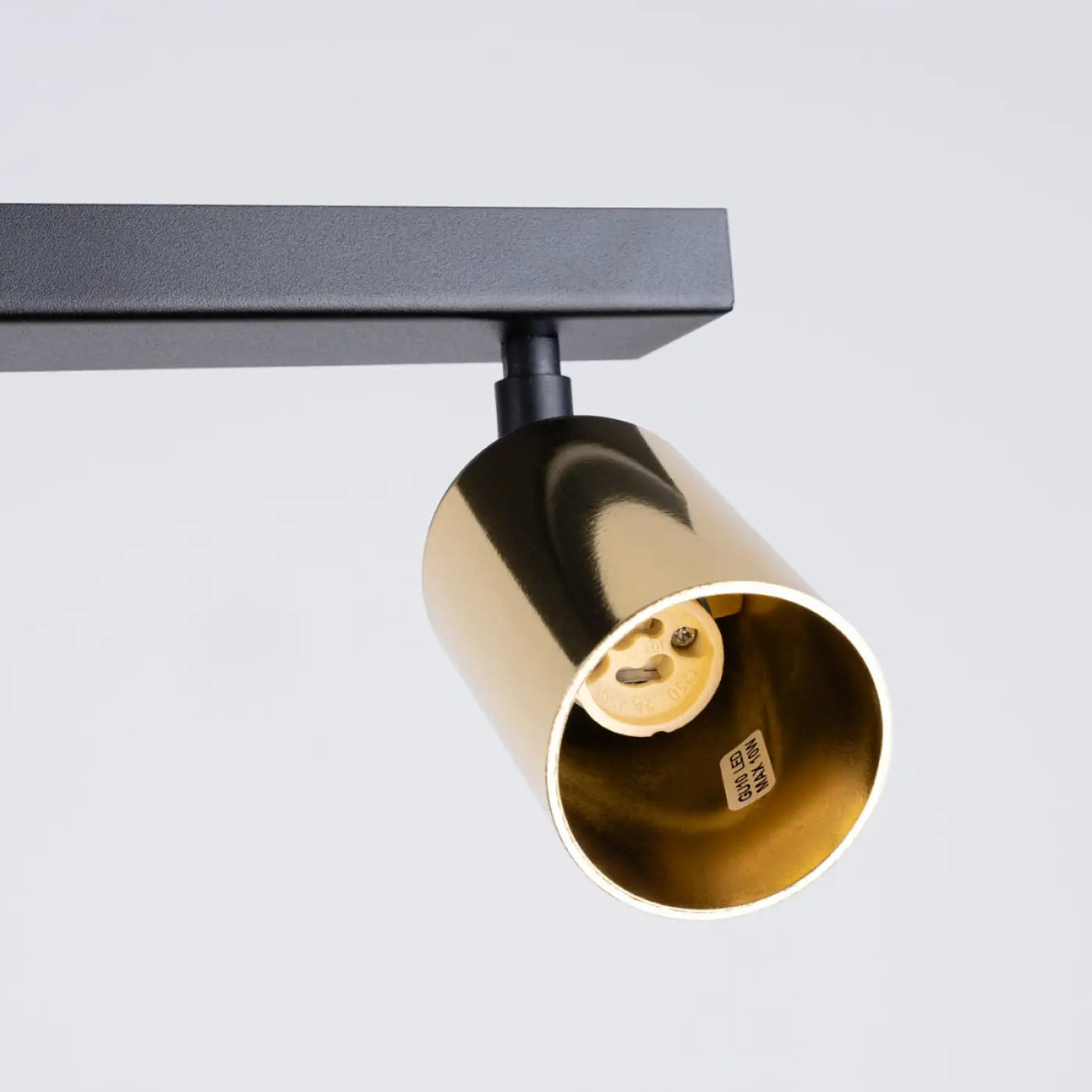 Luminaire Plafonnier Chic - Winx 3 (Noir/Doré)