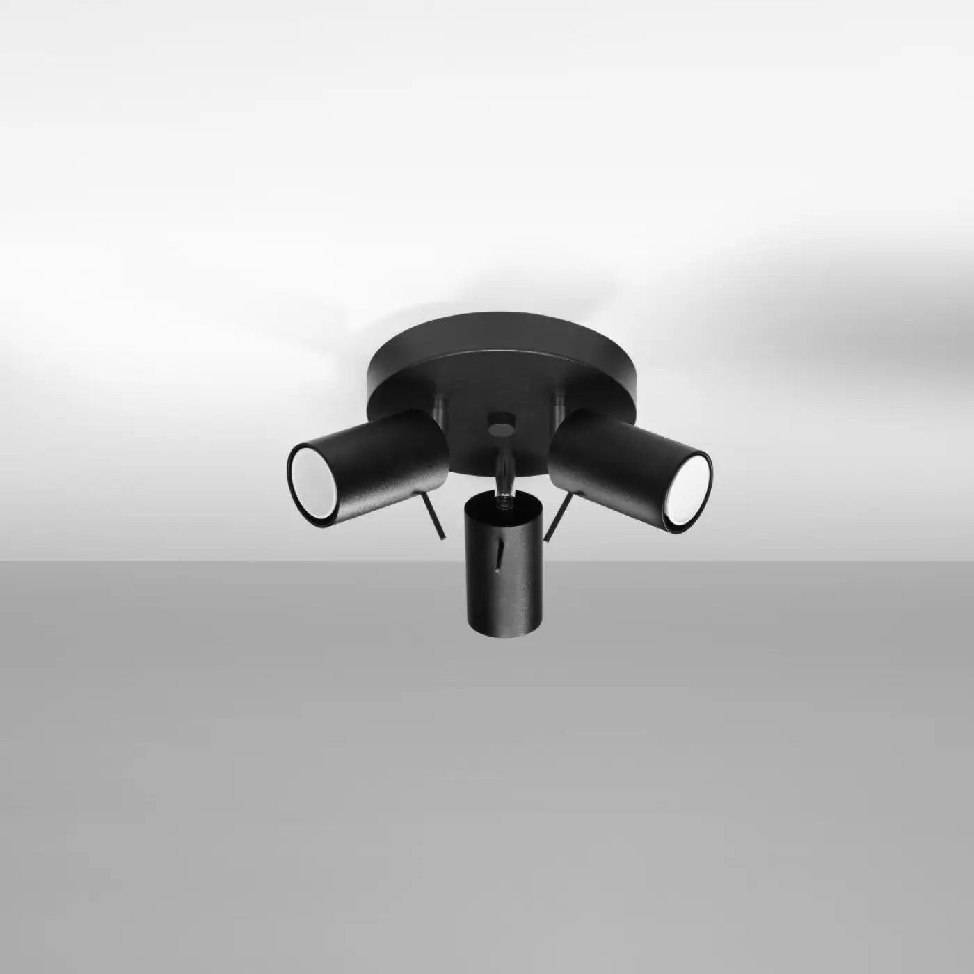Luminaire Plafonnier - Ring 3P (Noir)
