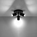 Luminaire Plafonnier - Ring 3P (Noir)