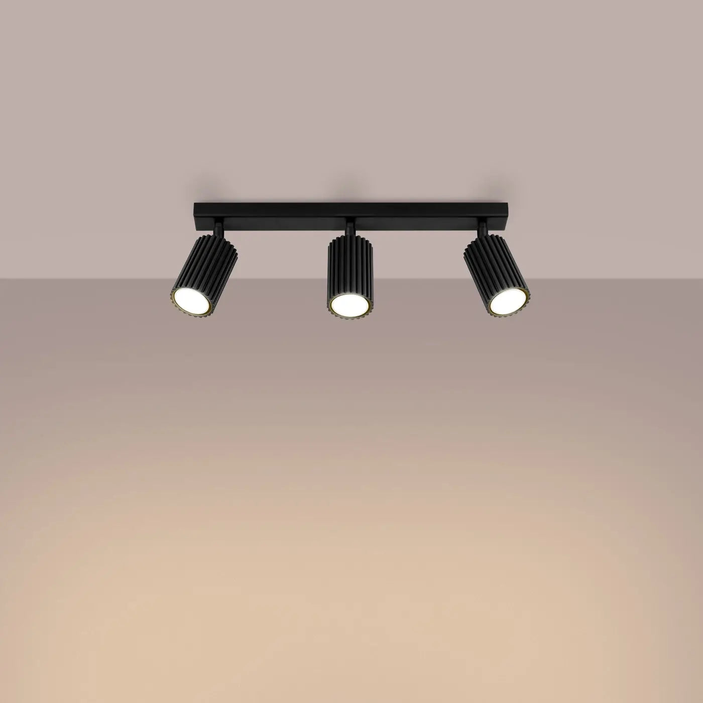 Luminaire Plafonnier - Karbon 3L (Noir)