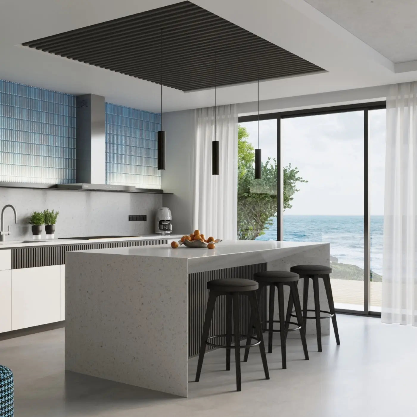 Luminaire Plafonnier Design - Karbon 40 (Noir)