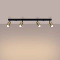 Luminaire Plafonnier - Winx 4L (Noir/Doré)