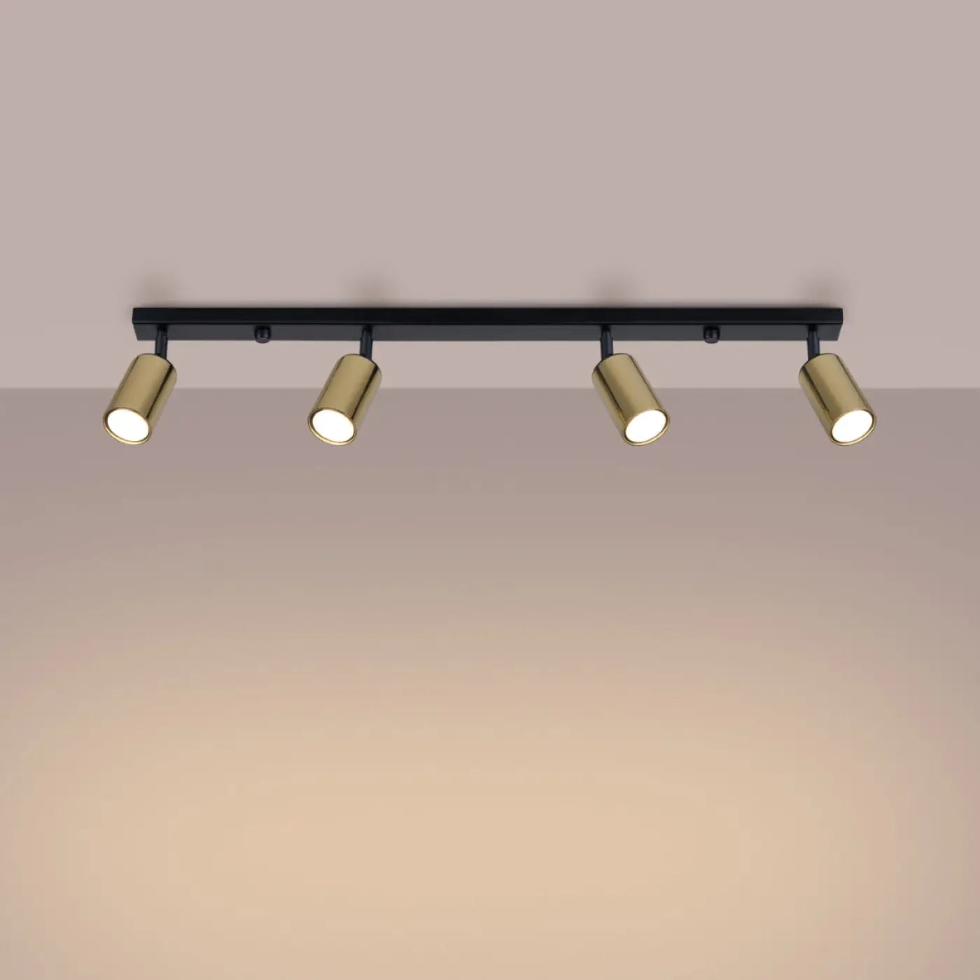 Luminaire Plafonnier - Winx 4L (Noir/Doré)