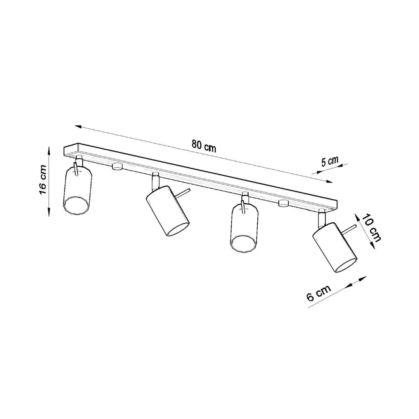 Luminaire Plafonnier Design - Ring 4L (Chrome)