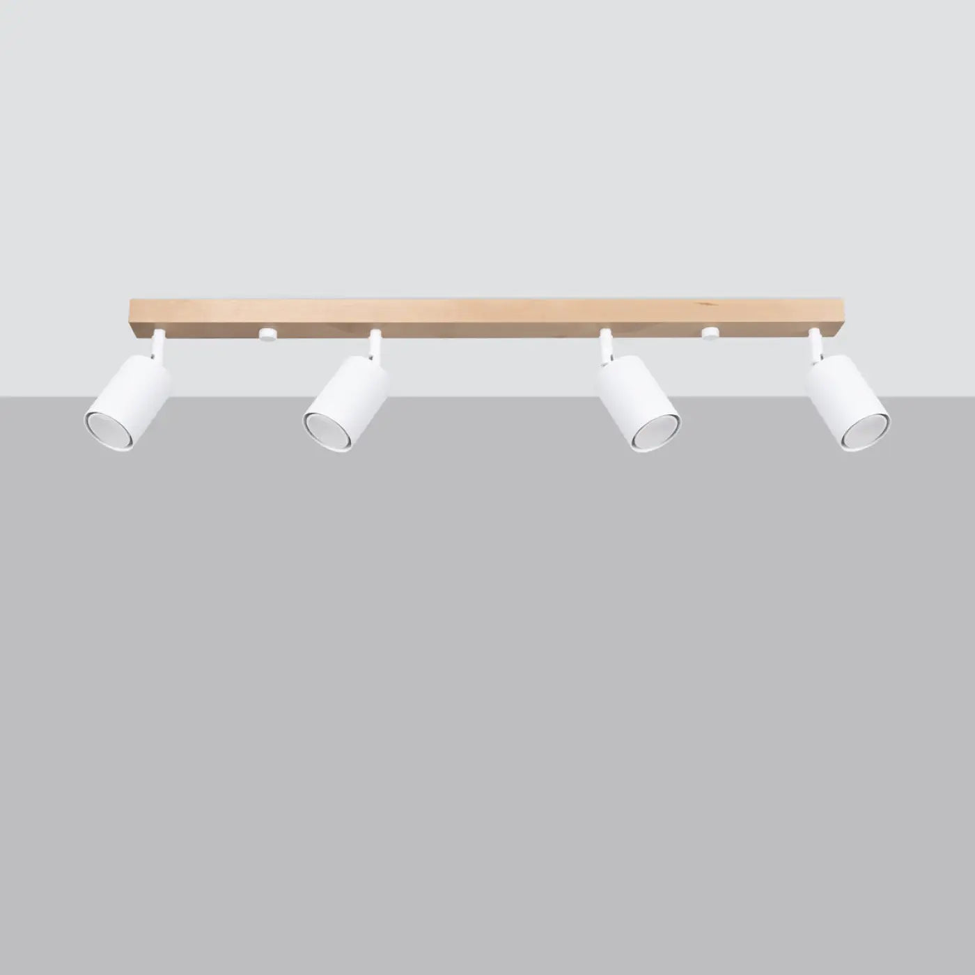 Luminaire Plafonnier Design en Bois - Verdo 4 (Blanc)