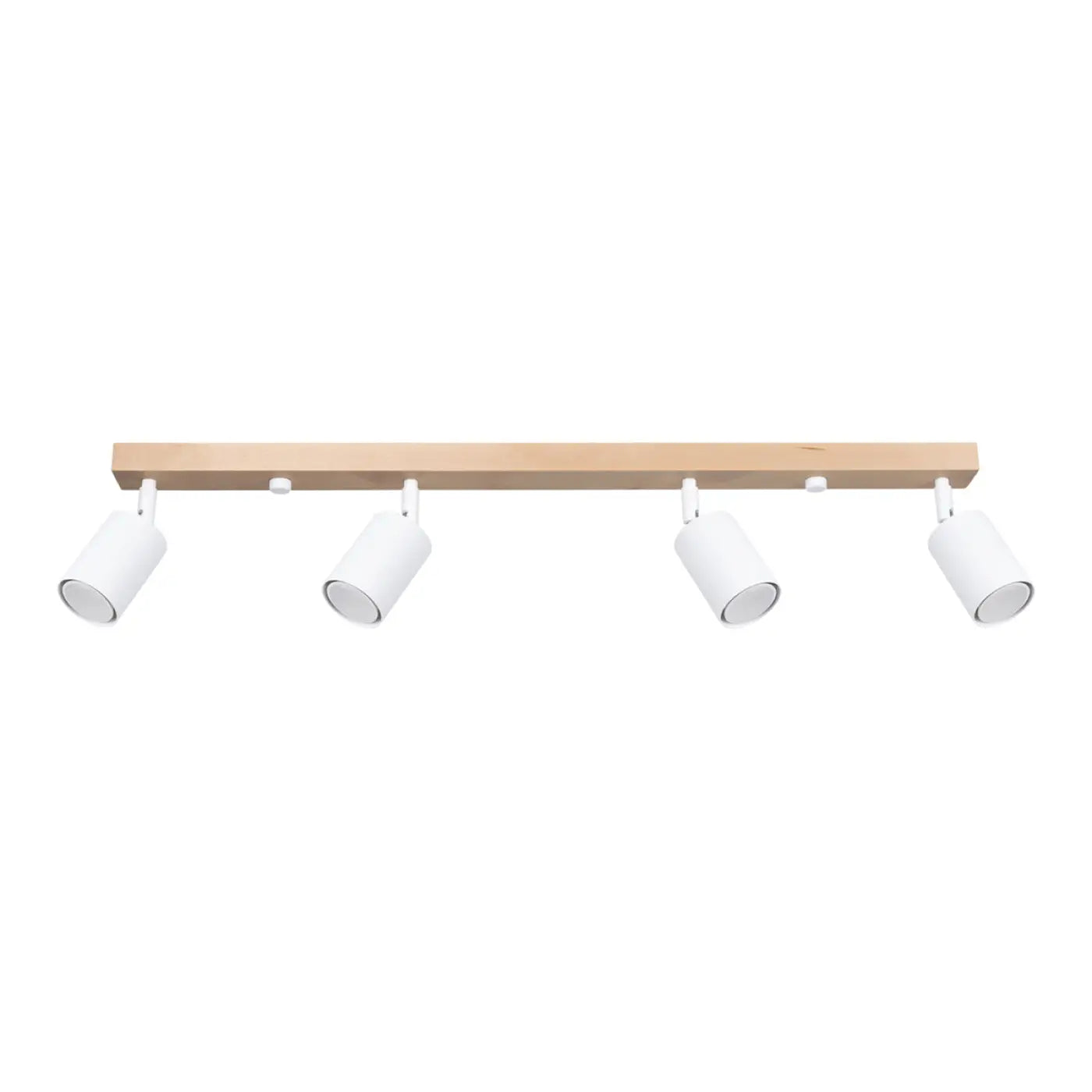 Luminaire Plafonnier Design en Bois - Verdo 4 (Blanc)