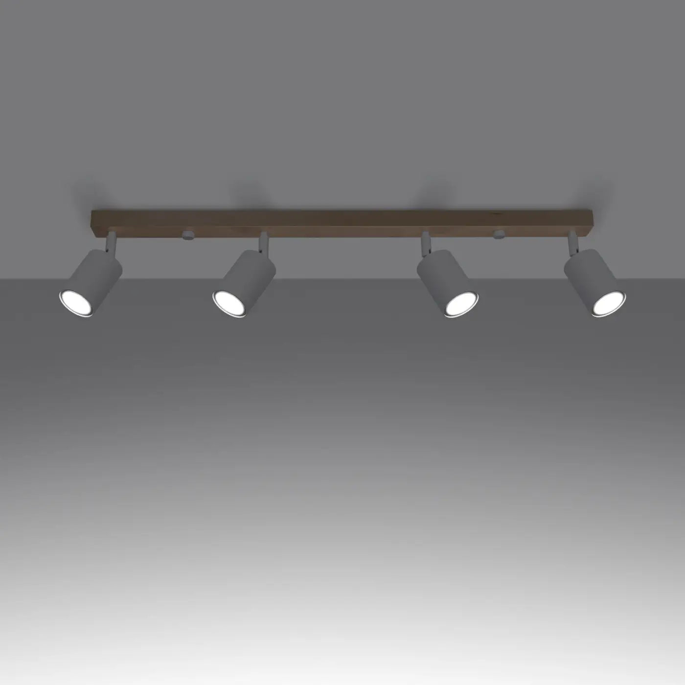 Luminaire Plafonnier Design en Bois - Verdo 4 (Blanc)
