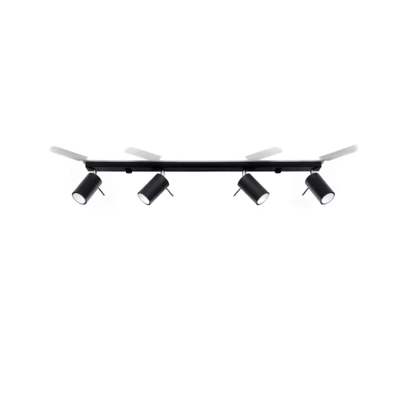 Luminaire Plafonnier Design - Ring 4L (Noir)