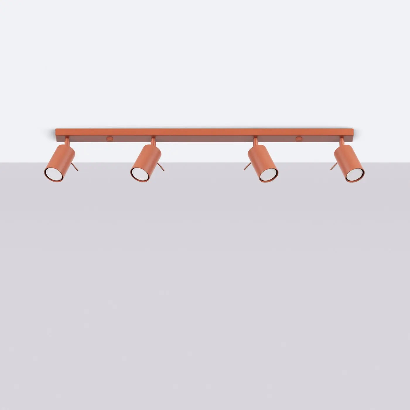 Luminaire Plafonnier Design - Ring 4L (Rouge Ochra)