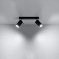 Luminaire Plafonnier Minimaliste - Ring 2 (Noir)