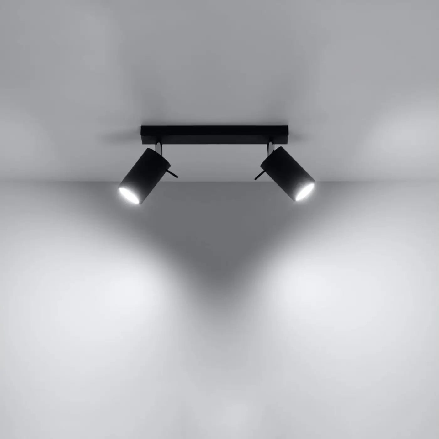 Luminaire Plafonnier Minimaliste - Ring 2 (Noir)