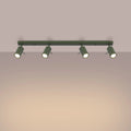 Luminaire Plafonnier Design - Ring 4L (Vert Olive)
