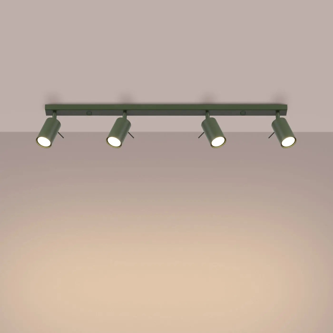Luminaire Plafonnier Design - Ring 4L (Vert Olive)