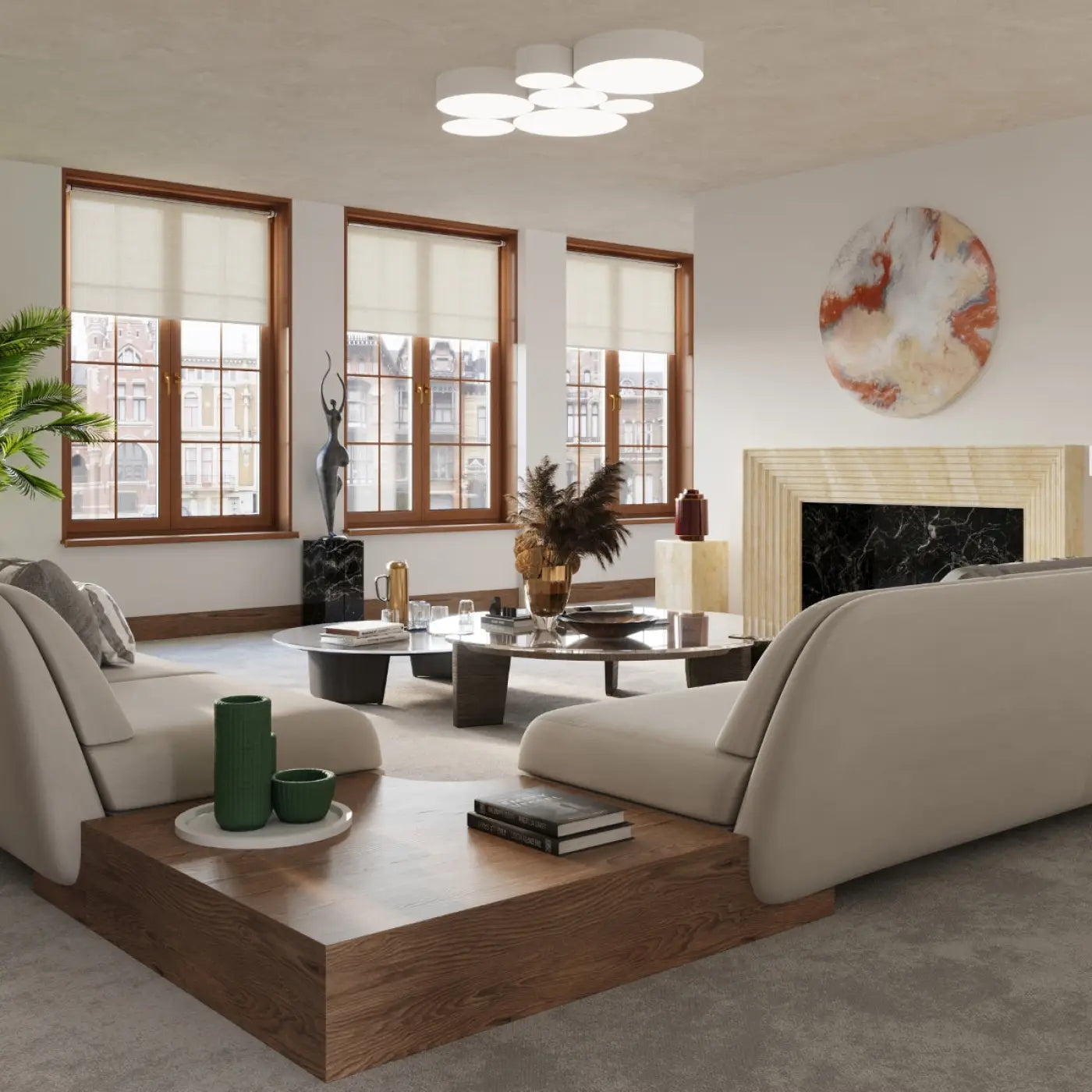 Luminaire Plafonnier - Arena 45 (Blanc)
