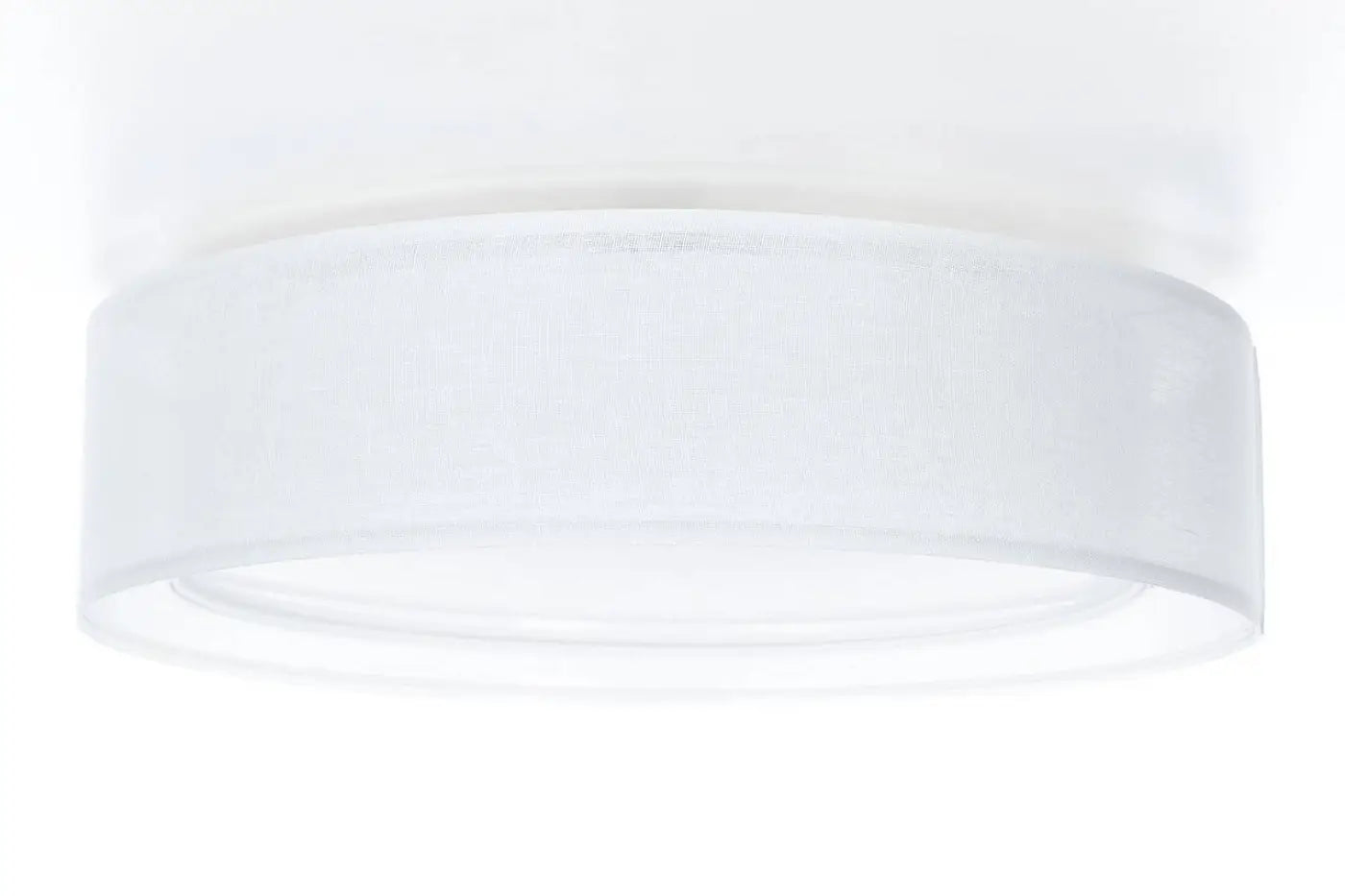 Luminaire Plafonnier en Tissu - Puro (Blanc)