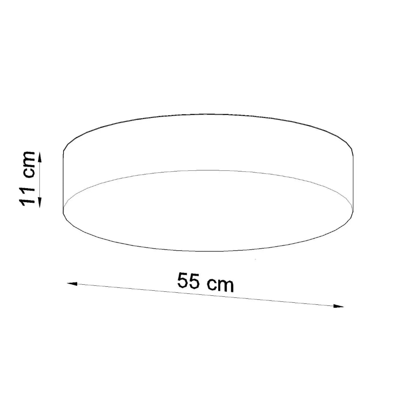 Luminaire Plafonnier Elegant - Arena 55 (Blanc)