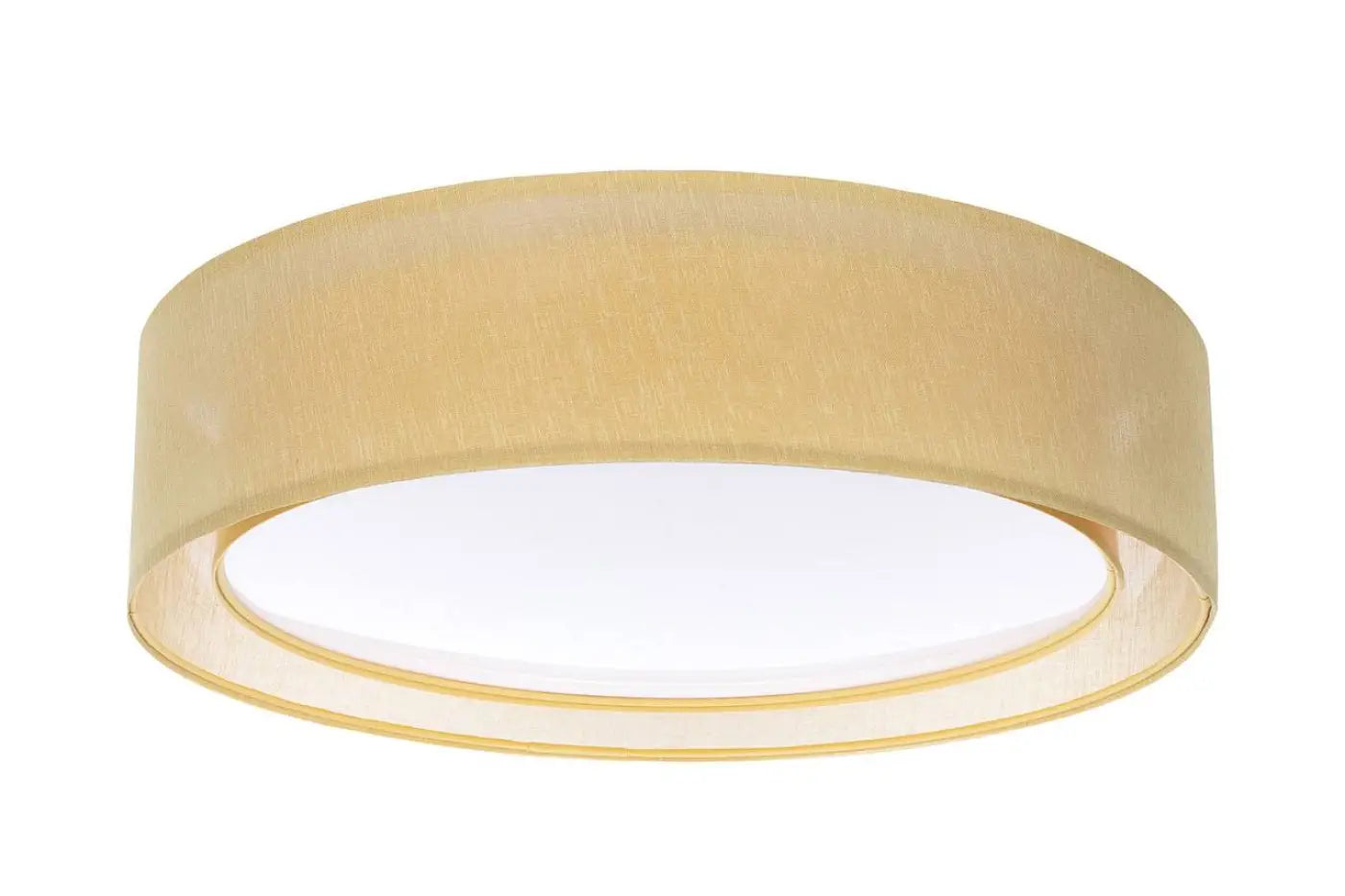 Luminaire Plafonnier Elegant en Tissu - Puro (Jaune)