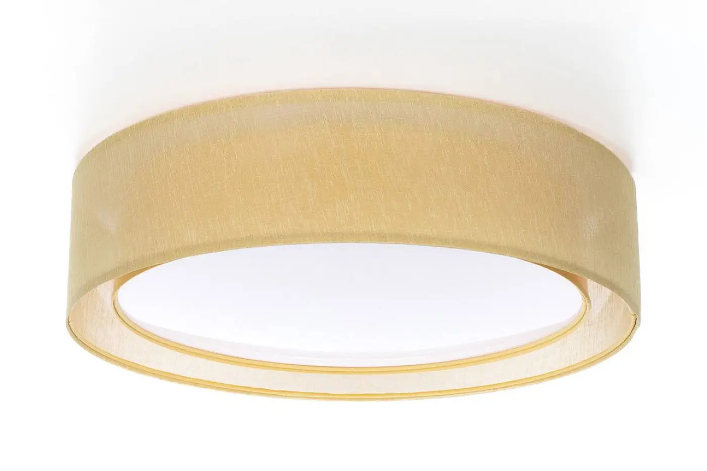 Luminaire Plafonnier Elegant en Tissu - Puro (Jaune)