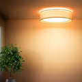 Luminaire Plafonnier Elegant en Tissu - Puro (Jaune)