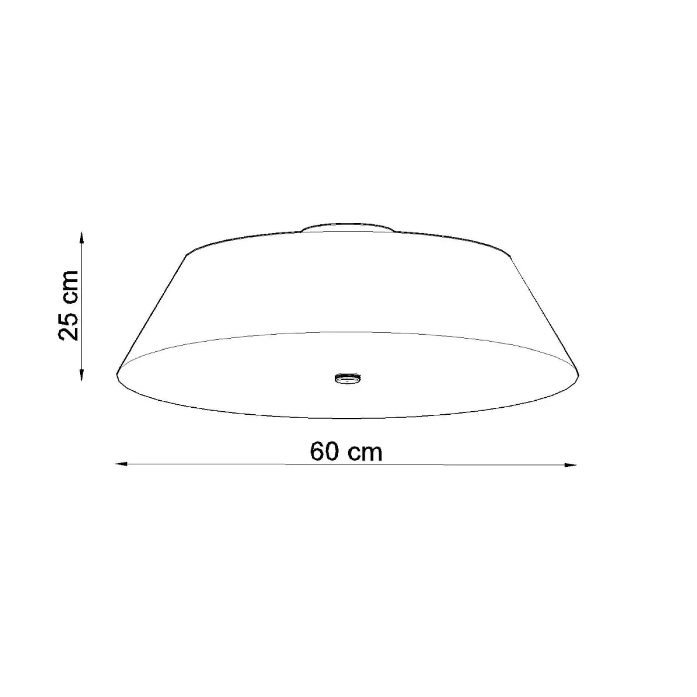 Luminaire Plafonnier Design - Vega 60 (Noir)