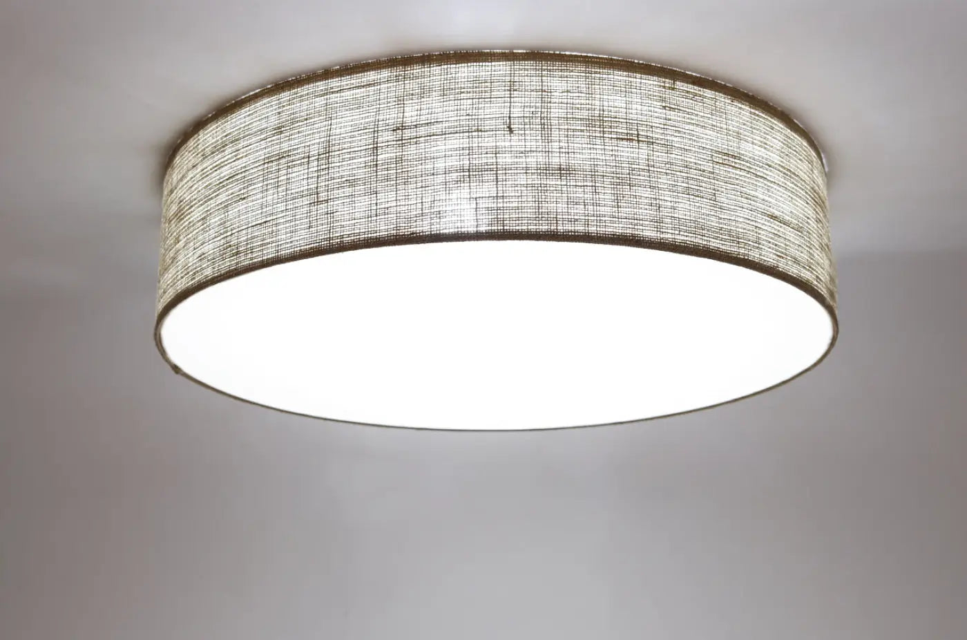 Luminaire Plafonnier Elegant en Tissu - Boho Elegant (Taupe)